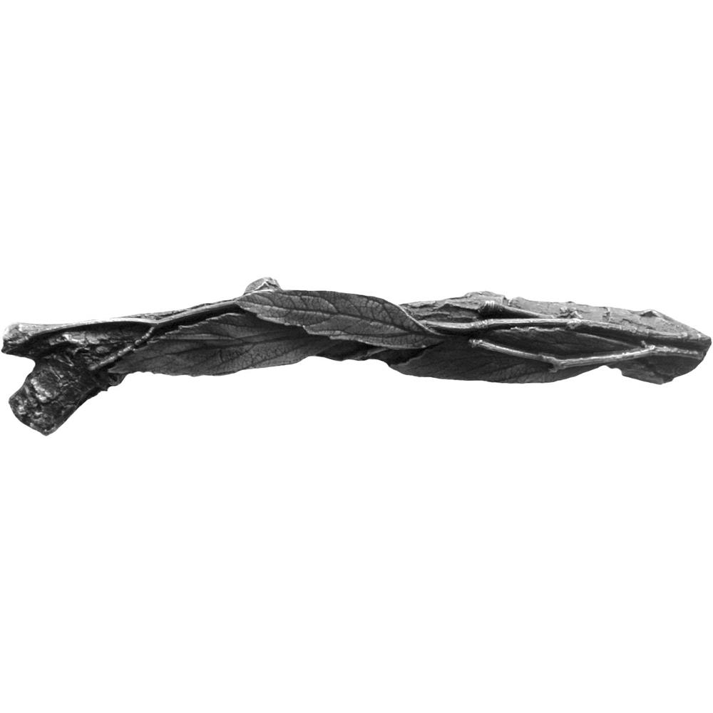 Notting Hill NHP-672-AP-L Leafy Branch Pull Antique Pewter (Left side)
